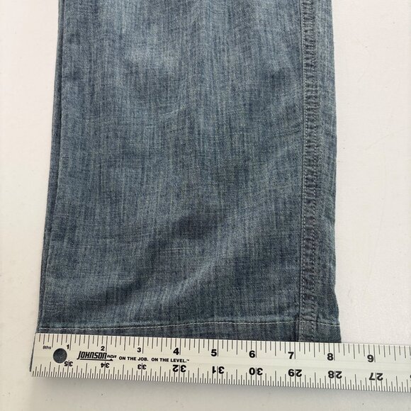 Lands End Pull On Pants Womens XXL 44 46 Blue Elastic Waist Casual Pockets - Picture 13 of 13